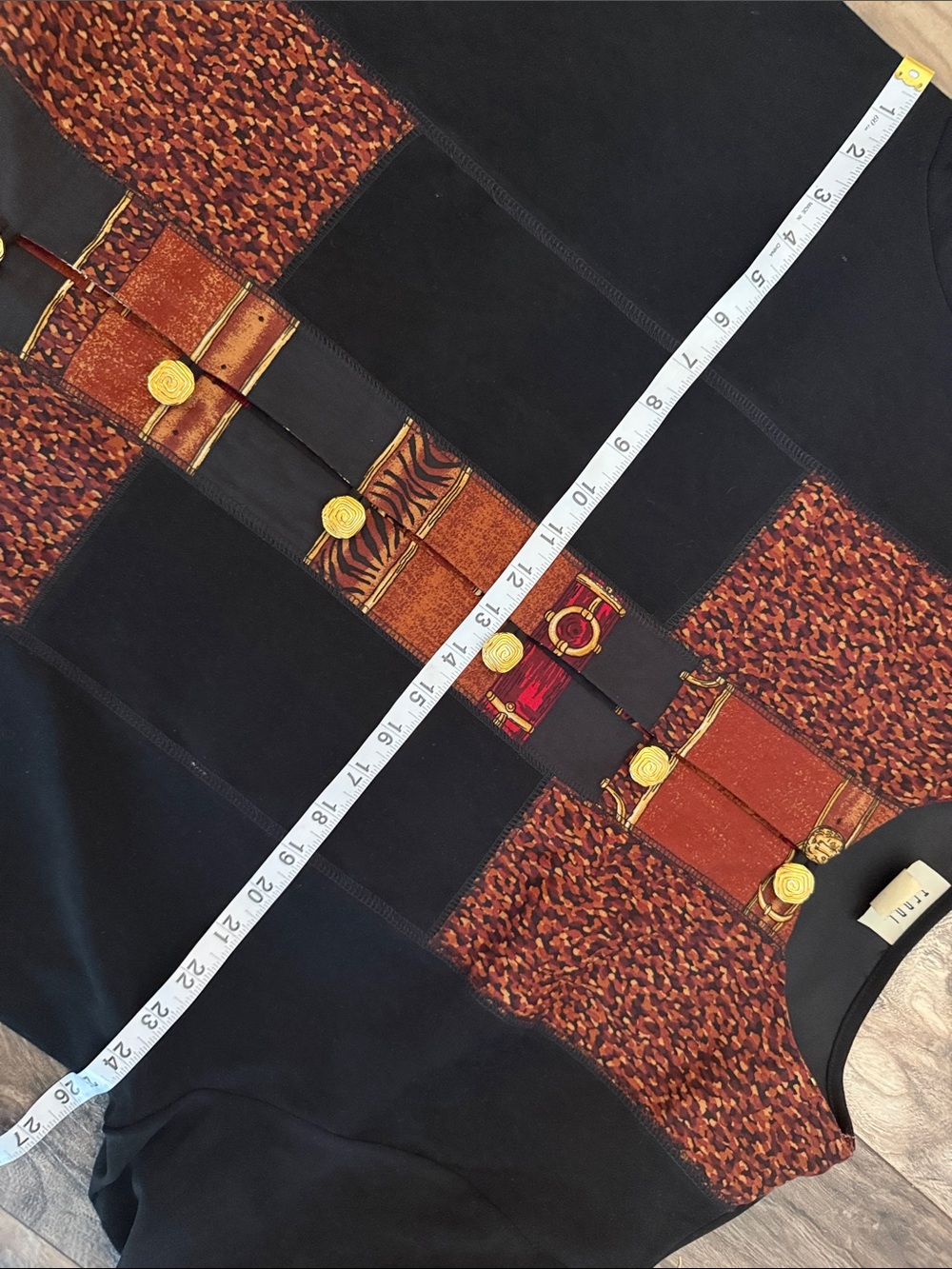 Vintage Teddi Brand Set with Rust and Burnt Orange, size 1X - Picture 9 of 13